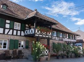 Chambres d'hôtes de charme à la ferme Freysz, nakvynės su pusryčiais namai mieste Quatzenheim