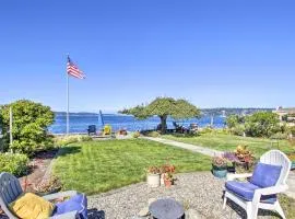 Waterfront Puget Sound Retreat Steps to Beach!
