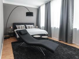 Stylisches Münster City-Apartment 83 m², хотел близо до ЖП гара Мунстер, Мюнстер