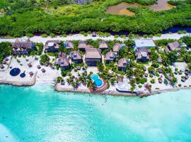 Hotel Villas Flamingos, hotel de disseny a Isla Holbox