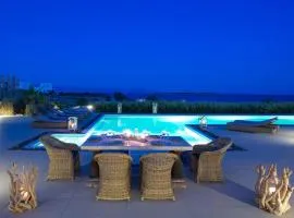 Luxury Paros Villas De Luxe Villa 4 Bedrooms Astounding Sea View & Access To Pool Tserdakia