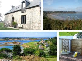 Les îles, le bourg, la plage, hotel en Ploubazlanec