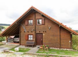 Chalet in Hinterrod Thuringia with sauna, sumarhús í Eisfeld