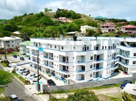 Blue Star Apartments & Hotel, hotell i Lance aux Épines