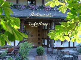 Hotel Restaurant Café Rapp, hotell med parkeringsplass i Königsfeld im Schwarzwald
