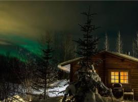 Arngrimslundur log cabin - cabin 3, casa o chalet en Fludir