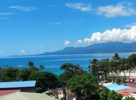 Appartement vue mer et montagne à 100m de la plage
