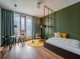 Black F House - Serviced Apartments, aparthotel ve Freiburgu