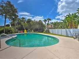 Eclectic Escape with Pool Walk to Ormond Beach