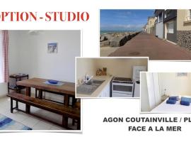 Studio Option face à la mer, appartement à Agon-Coutainville