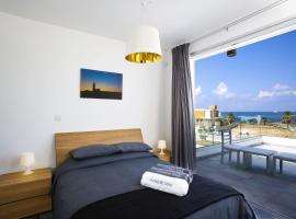 Luxury Cyprus Villa Turquoise Villa Private Pool Sea View 1 BDR Paphos, hotel in Paphos