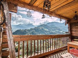 Beautiful, atypical loft in the Aravis, hotel con estacionamiento en Les Clefs