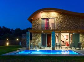 Luxury Rhodes Villa Villa Verano 6 Guests Private Pool Lardos, hótel í Kiotari