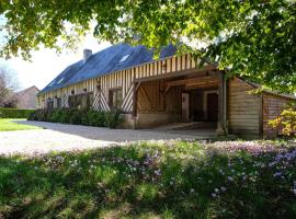 Maison "Le Pressoir" avec Grand Jardin, hytte i Biéville-en-Auge