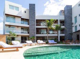 Fabulous & Exclusive Apartments With Sea View Pool BBQ Garden, hotell i Akumal