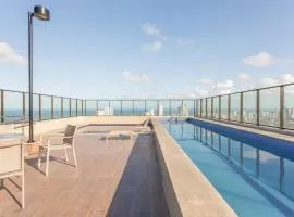 Luxuoso Flat de 2 qts ao lado do CASV e do Riomar