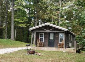 The Riverside - An Amish Built Log Cabin, קוטג' בGenoa