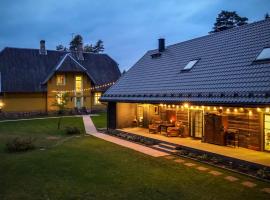 Bergervilla Boutique Guest House & SPA，Mežmuiža的家庭旅館