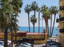Apartamento a 50 metros de la playa malagueta con vistas al mar, hotell nära Gibralfaro utkiksplats, Málaga