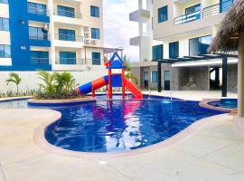 DEPARTAMENTO TOTALMENTE NUEVO, AMOBLADO Y DE LUJO EN TONSUPA, מלון שכולל ג׳קוזי בטונסופה