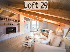 Loft 29 mansardato con ampio terrazzo, cheap hotel in Bussoleno