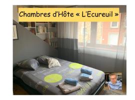 Chambres d'hôte "L Écureuil" proche de Mons, Pairi Daiza, à côté de SPARK'Oh, hotel u gradu 'Frameries'