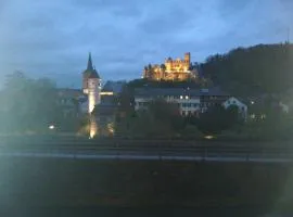 Ferienwohnung mit Aussicht auf die Burg