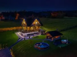 Domek w górach DeLuxe sauna,jacuzzi,basen,hot tub-Nowy Targ blisko Białka ,Zakopane