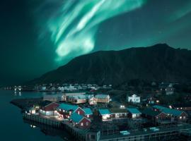 Hattvika Lodge, smáhýsi í Ballstad