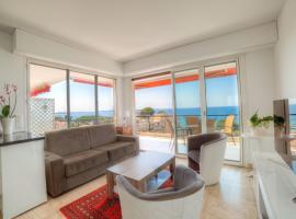 IMMOGROOM- Panoramic Sea view - Huge Terrace - Close to the beach, hotel in Cannes