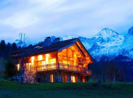 Chalet La Vigogne et Spa, cabin in Le Grand-Bornand