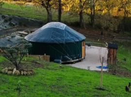 yourtes coccinelles, luxury tent in Conchez-de-Béarn