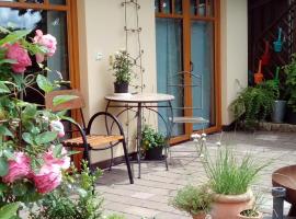 Apartment mit Gartenblick, íbúð í Eckersdorf