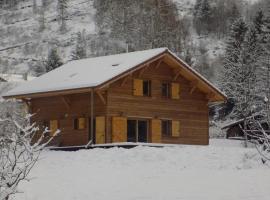CHALET DES CHARBONNIERS AVEC ETANG, hotel cerca de Escuela de esquí de Rouge Gazon, Saint-Maurice-sur-Moselle