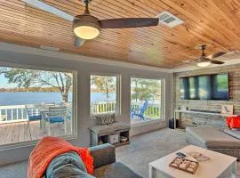 Lakefront Cedar Creek Home with Dock and Fire Pit
