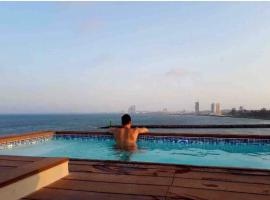 FRENTE PLAYA vista al mar, PISCINA DE USO EXCLUSIVO, hotel in Boca del Río