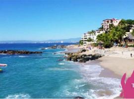 푸에르토 바야르타에 위치한 호텔 Tropicus 11 (Romantic Zone) Simple Room with Kitchen and Terrace