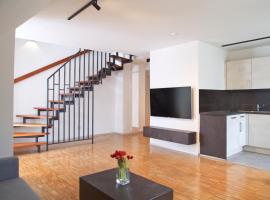 Helles Maisonette-Apartment am Aalener Stadtpark, hotel in Aalen