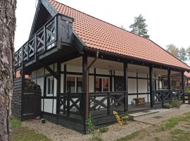 dom całoroczny na Kaszubach Nietoperek, prywatna balia, bania ruska, prywatna sauna, sumarbústaður í Załakowo