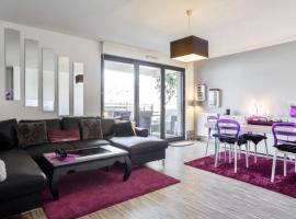 Viesnīca Spacious 3 bdrooms Apt - Metro 5mn Free Parking 15mn Paris pilsētā Ženeviljēra