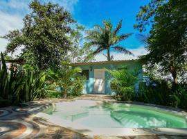 Haus unter Palmen, cabana o cottage a Jarabacoa