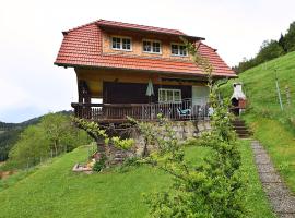 Idyllic holiday home with private terrace, hotel with parking in Mühlenbach