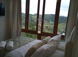 Apart Hotel Vista Azul - hospedagem nas montanhas: Domingos Martins'te bir apart otel