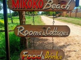 Mikoko Beach & Cottages, vakantiewoning aan het strand in Bagamoyo