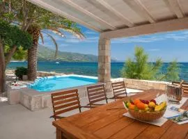 Luxury Beachfront Villa Gracia Grande with private pool at the beach in Orebic - Peljesac