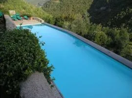 Castelletto with mountain view