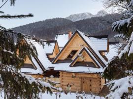 Baran, domek z widokiem na Giewont