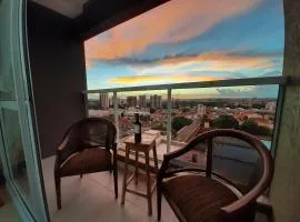 VIKINGS- Alto Padrão, Apto Rústico com conforto,Wifi e vista incrivel máx 4