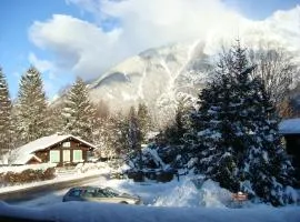 Chalet de 3 chambres a Chamonix Mont Blanc a 200 m des pistes avec terrasse amenagee et wifi