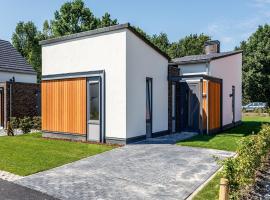 Modern and stylish villa with a covered terrace in Limburg, vacation home in Roggel